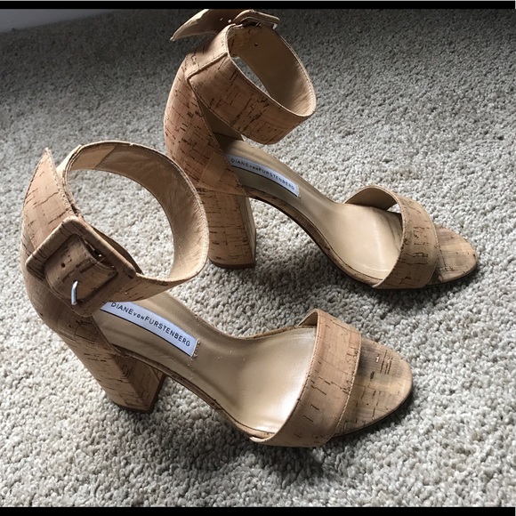 Diane von Furstenberg Strap Cork Sandals - Picture 3 of 5
